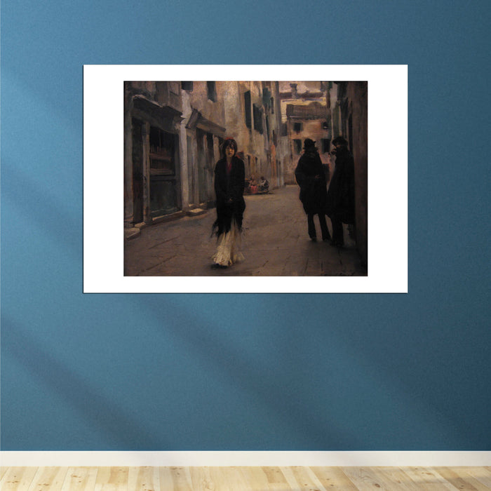 John Singer Sargent - Streets in Venice