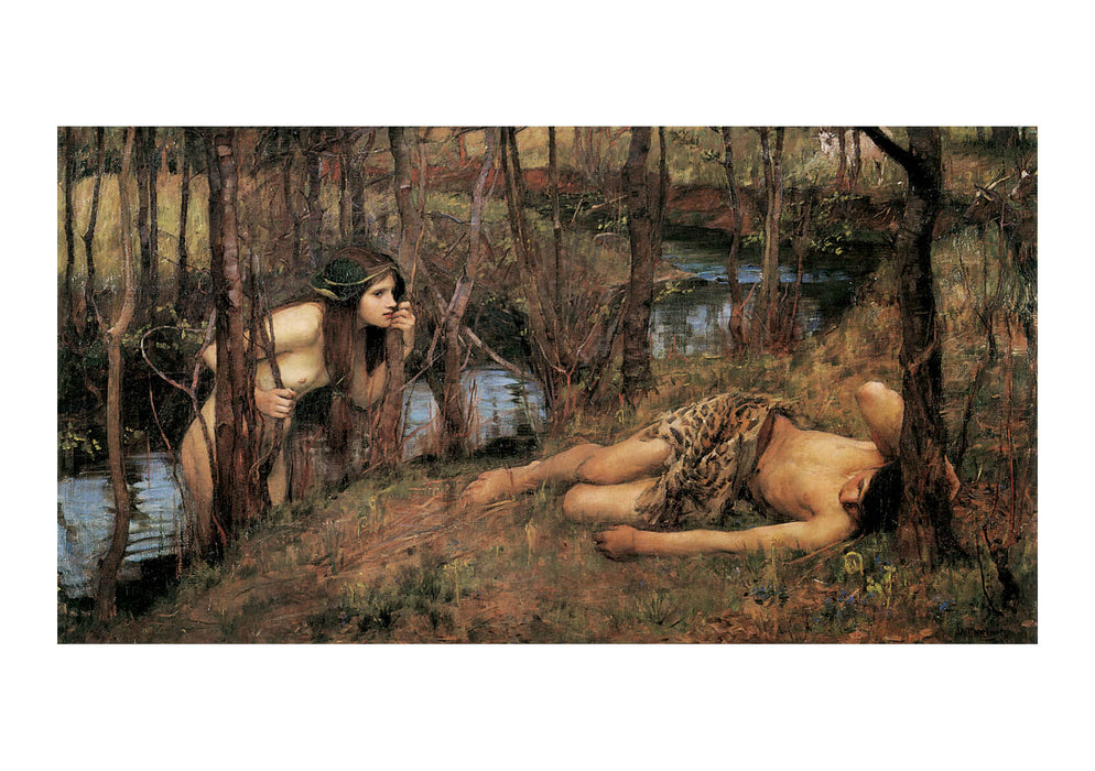 John William Waterhouse - A Naiad or Hylas with a Nymph