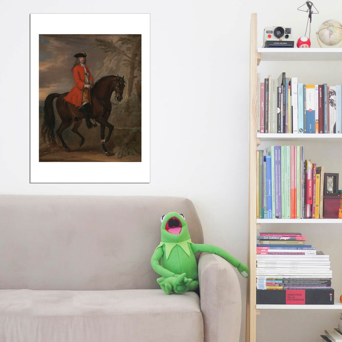 John Wootton - Portrait Of A Man On Horseback
