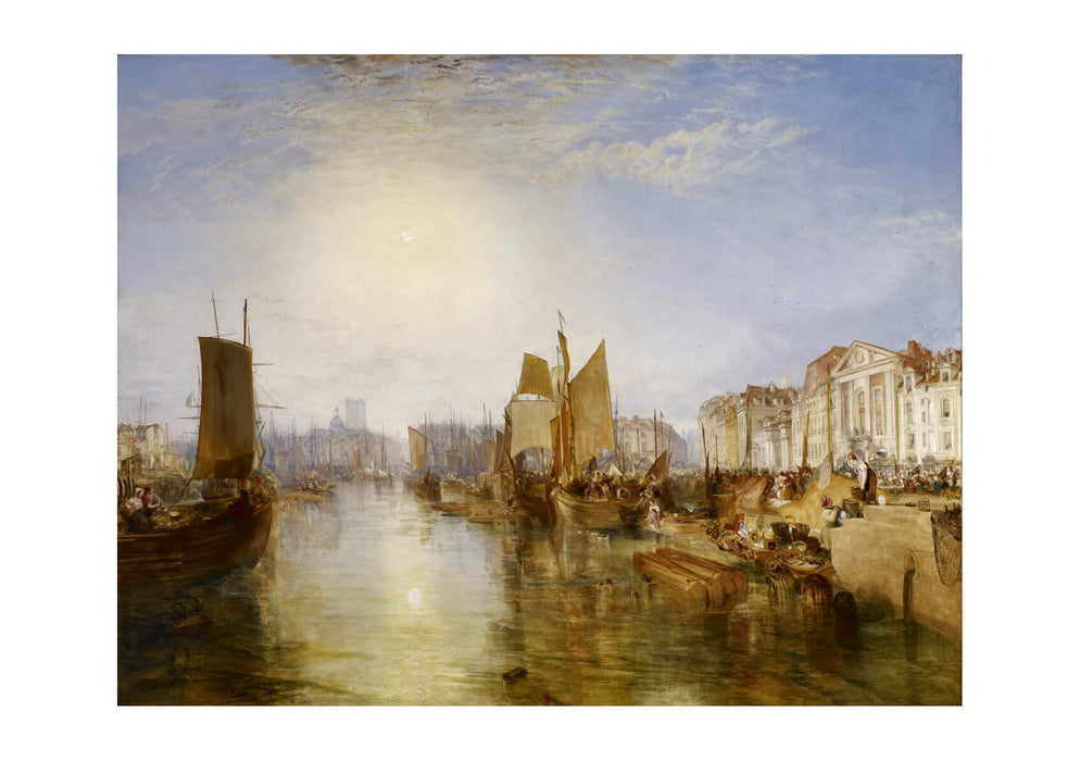 Joseph Mallord William Turner - The Harbor of Dieppe