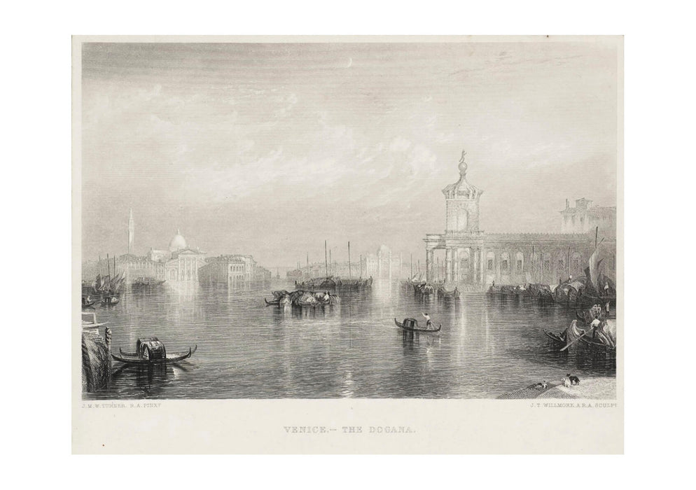 Joseph Mallord William Turner - Venice The Dogana