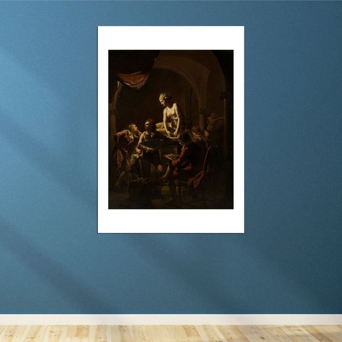 Joseph Wright - Academy by Lamplight