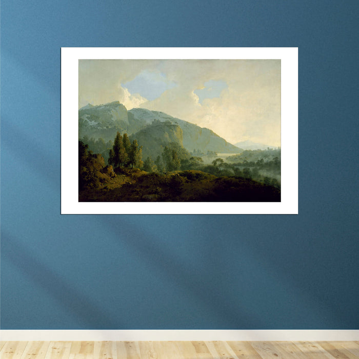 Joseph Wright - Italian Landscape with Mountains