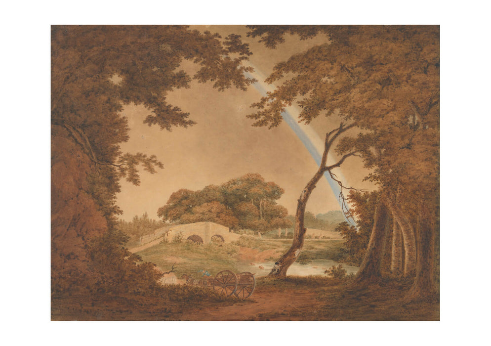 Joseph Wright - Landscape with Rainbow