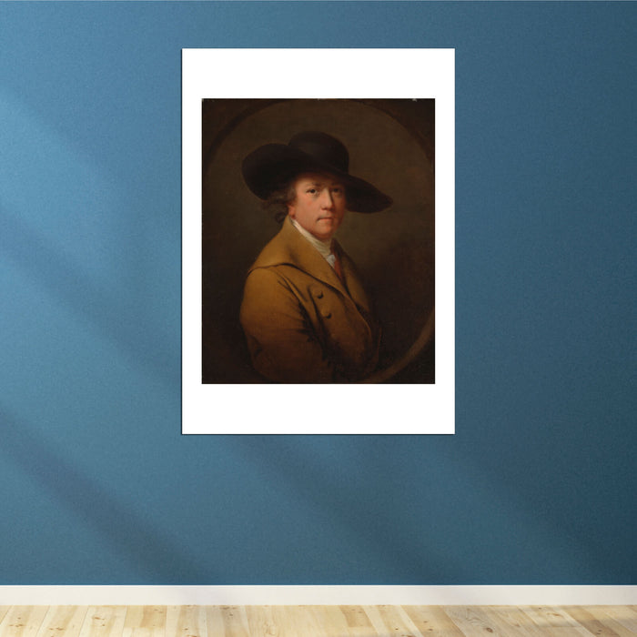 Joseph Wright - Self Portrait Brown coat and hat