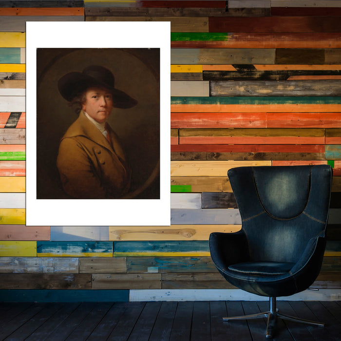 Joseph Wright - Self Portrait Brown coat and hat