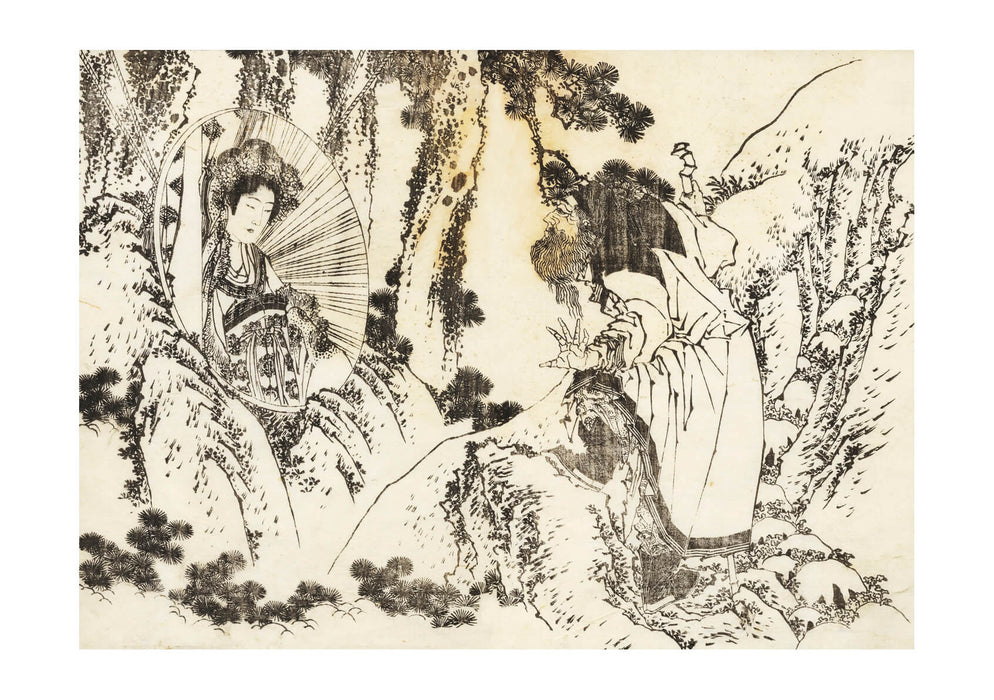 Katsushika Hokusai - An Oiran