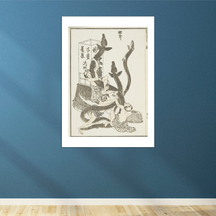 Katsushika Hokusai - Big Eels