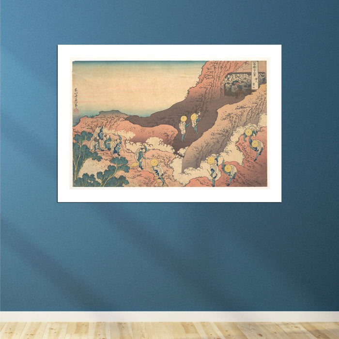 Katsushika Hokusai - Groups of Mountain Climbers