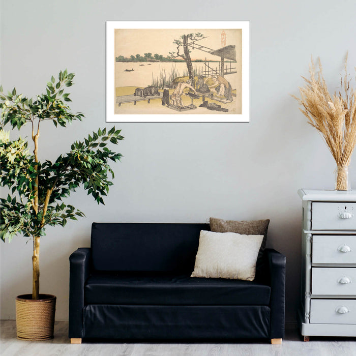 Katsushika Hokusai - Imadogawa