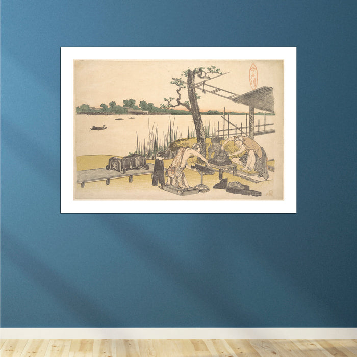 Katsushika Hokusai - Imadogawa