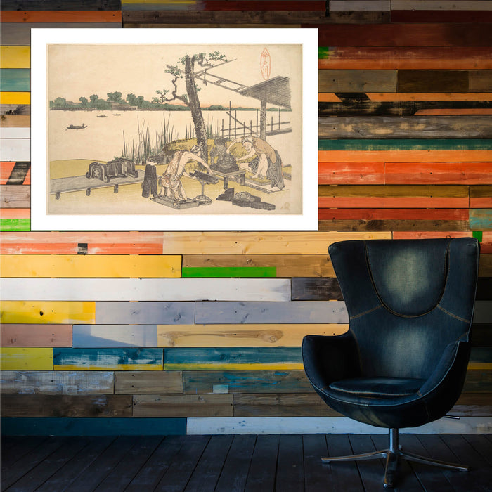 Katsushika Hokusai - Imadogawa