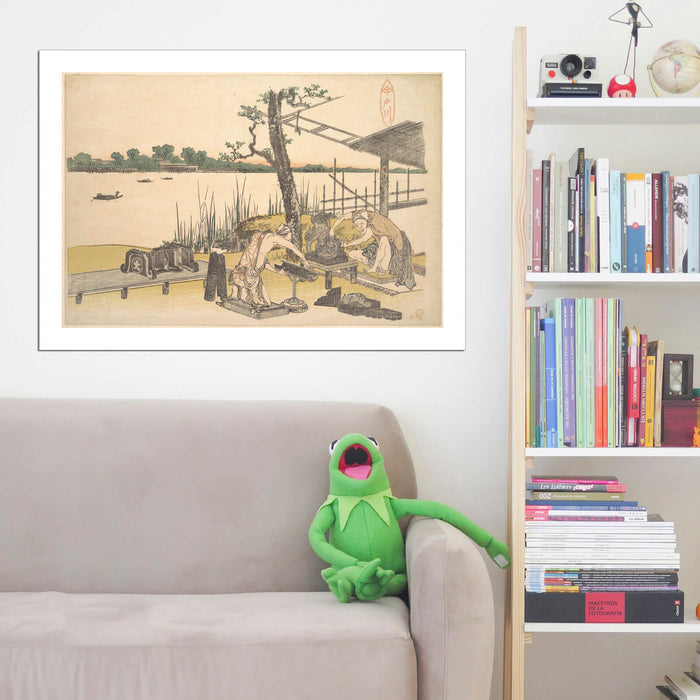 Katsushika Hokusai - Imadogawa