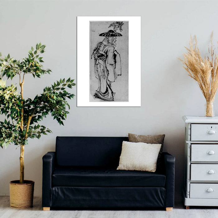 Katsushika Hokusai - Man Walking