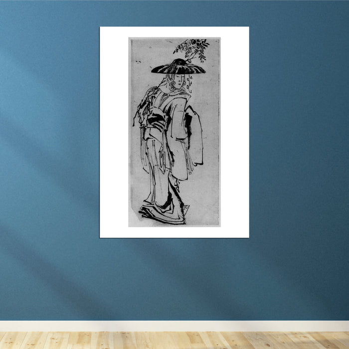 Katsushika Hokusai - Man Walking