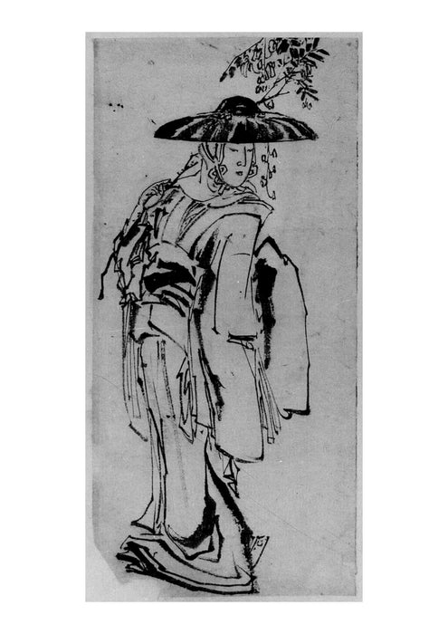 Katsushika Hokusai - Man Walking