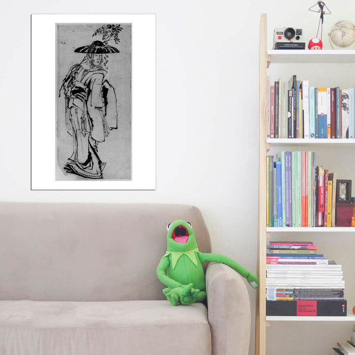 Katsushika Hokusai - Man Walking