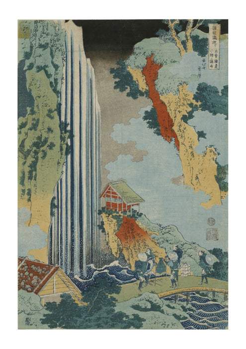 Katsushika Hokusai - Kisokaido Ono no bakufu