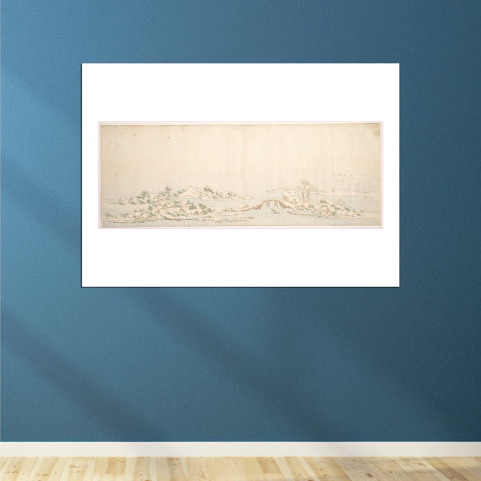 Katsushika Hokusai - Long Landscape