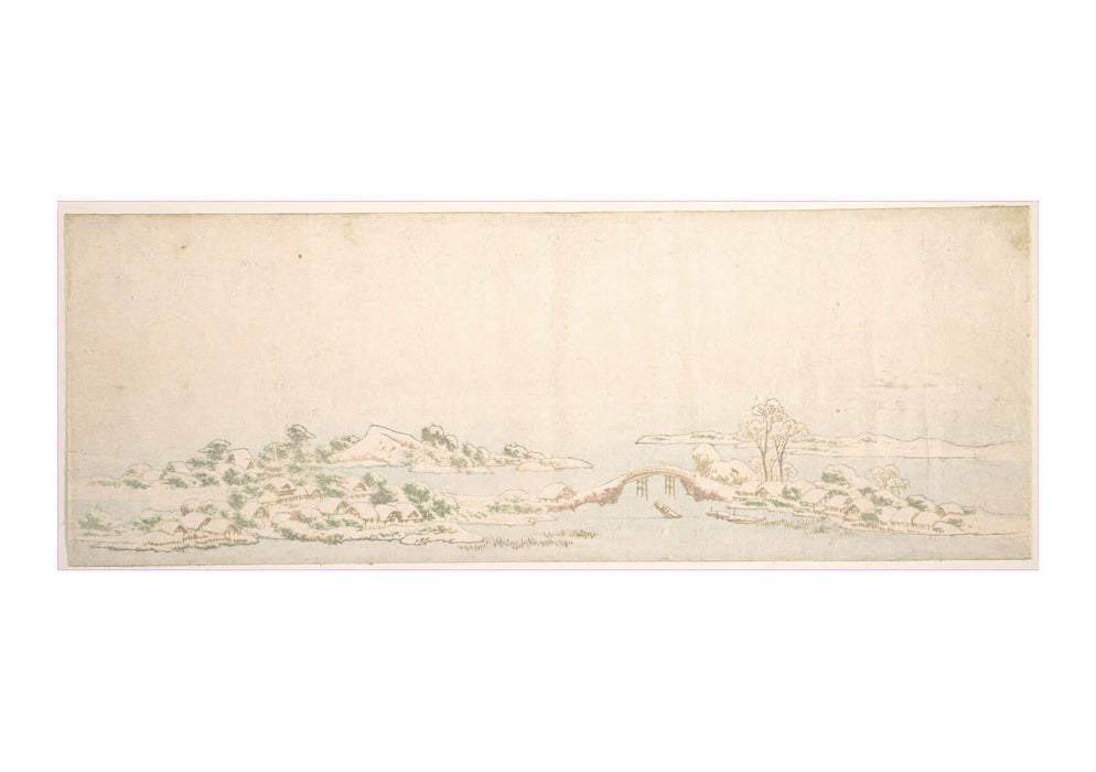 Katsushika Hokusai - Long Landscape