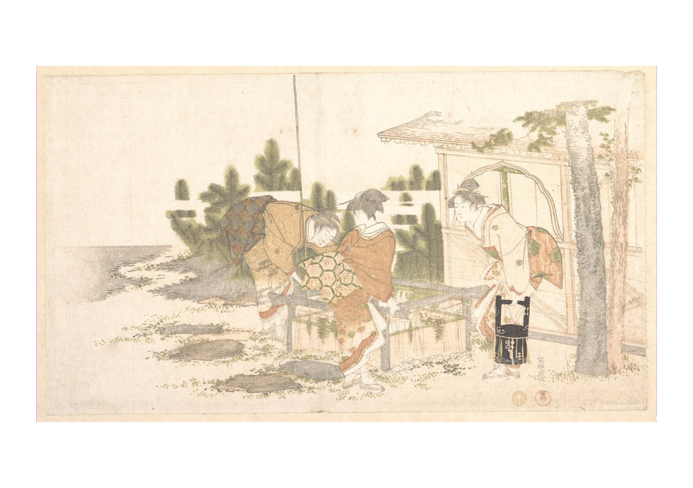 Katsushika Hokusai - Meeting Outside