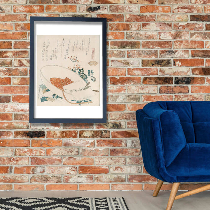 Katsushika Hokusai - Myriad grasses shell