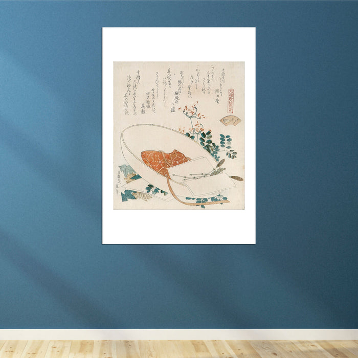 Katsushika Hokusai - Myriad grasses shell