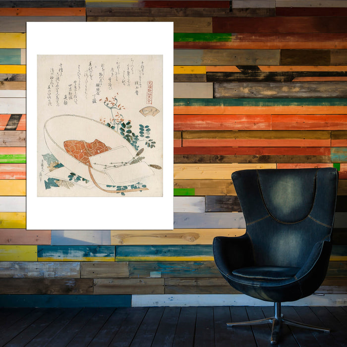 Katsushika Hokusai - Myriad grasses shell