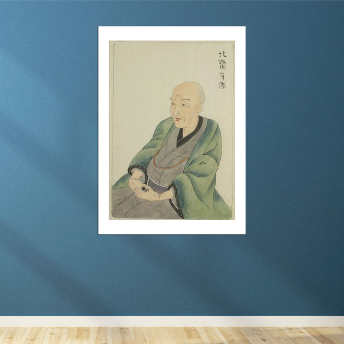 Katsushika Hokusai - Portrait of Hokusai by Keisai Eisen