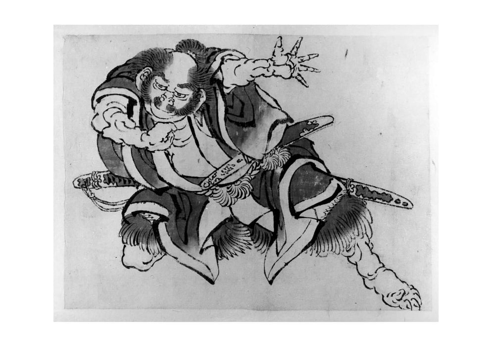 Katsushika Hokusai - Ready to Fight