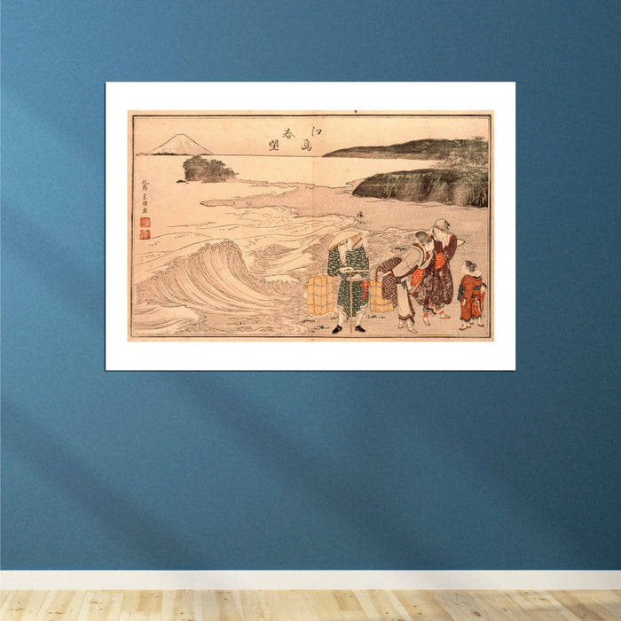 Katsushika Hokusai - Springtime in Enoshima