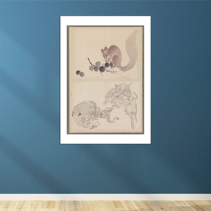 Katsushika Hokusai - Squirrel