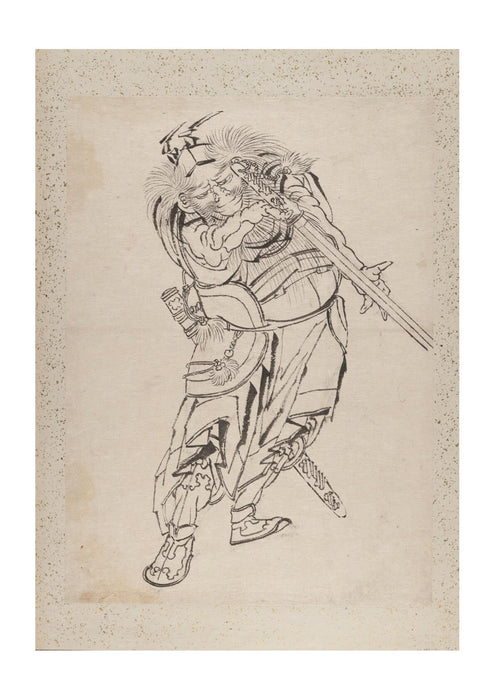 Katsushika Hokusai - Swordman III