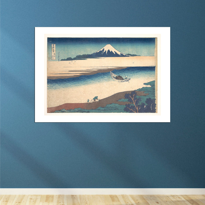 Katsushika Hokusai - Tama River in Musashi Province