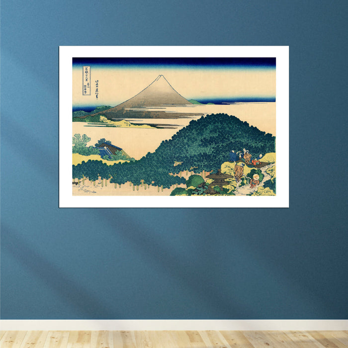 Katsushika Hokusai - The Coast of Seven Leagues in Kamakura