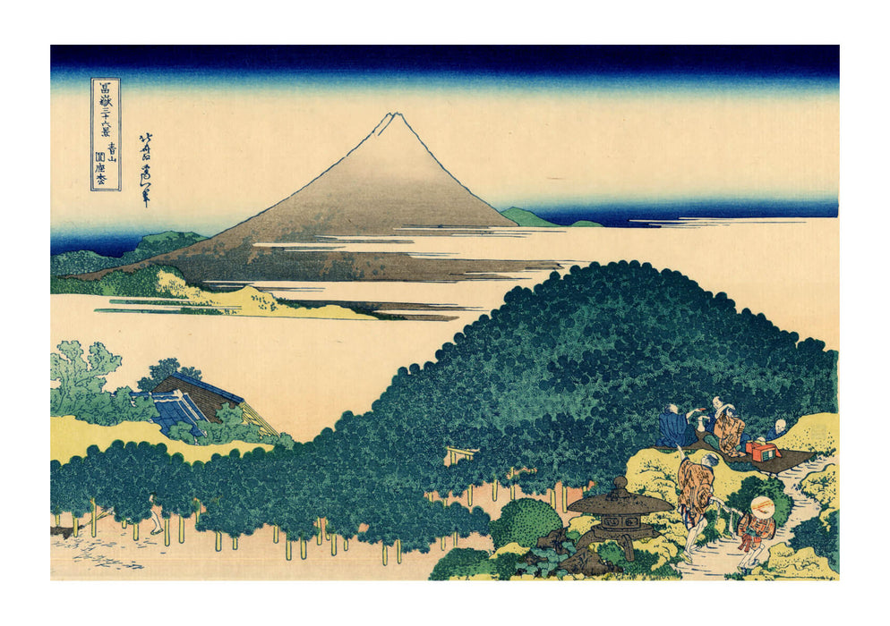 Katsushika Hokusai - The Coast of Seven Leagues in Kamakura