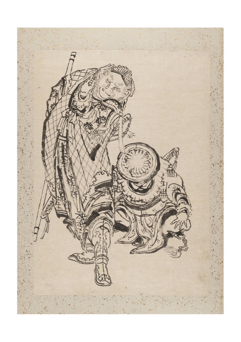 Katsushika Hokusai - Two Men
