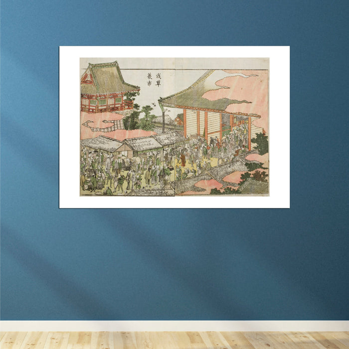 Katsushika Hokusai - View of Asakusa