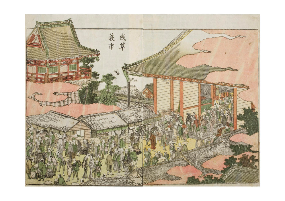 Katsushika Hokusai - View of Asakusa