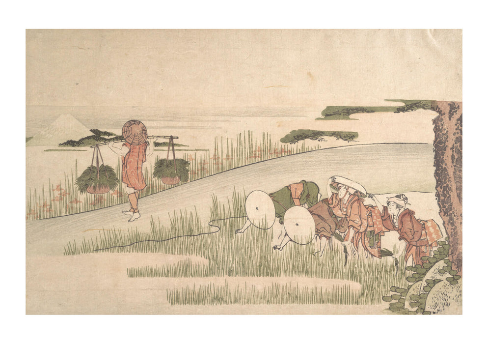 Katsushika Hokusai - Working in Field