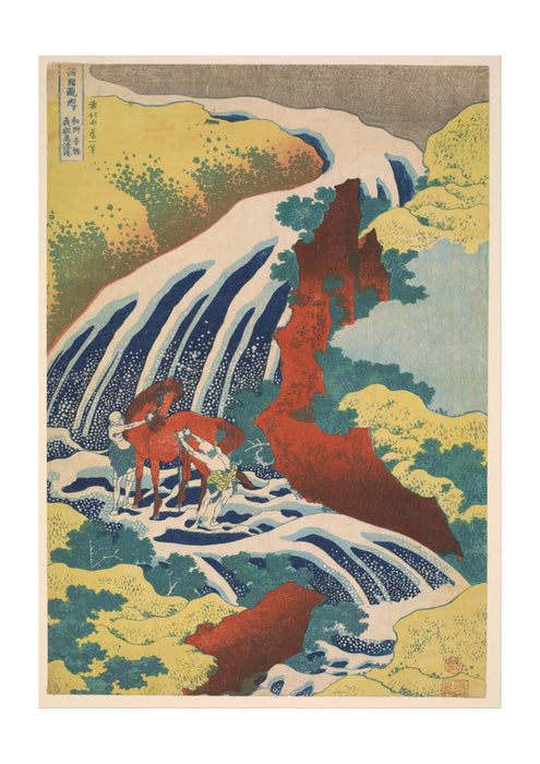 Katsushika Hokusai - Yoshitsune Falls
