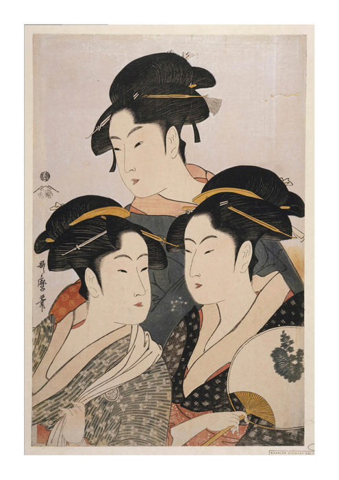 Kitagawa Utamaro - Three Women
