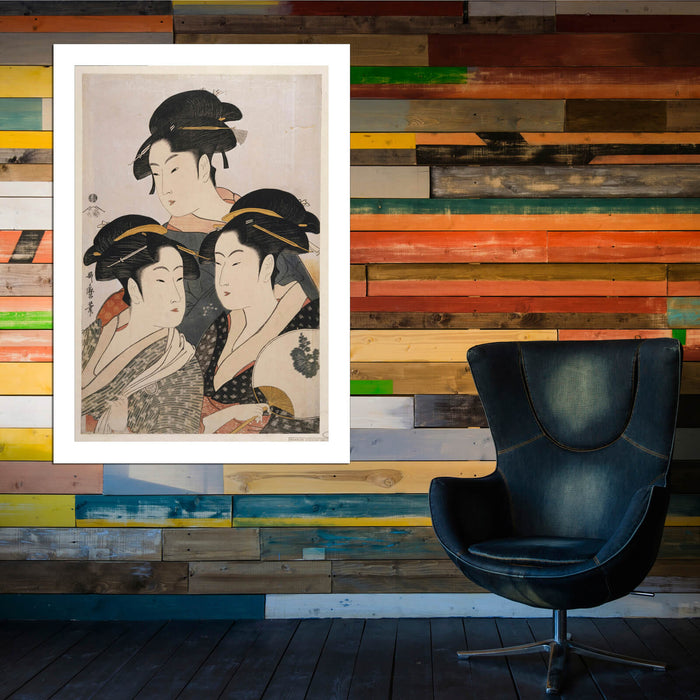 Kitagawa Utamaro - Three Women