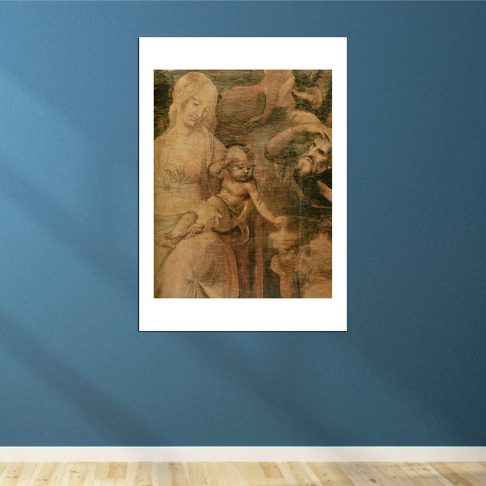 Leonardo Da Vinci - Adoration des Mages Baby