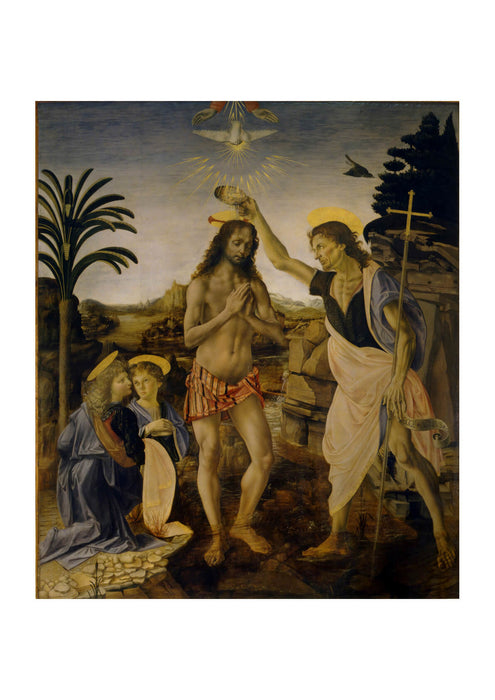 Leonardo Da Vinci - Battesimo di Cristo