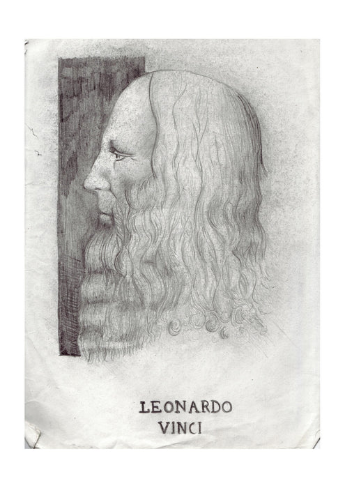 Leonardo Da Vinci - Profile Reproduction