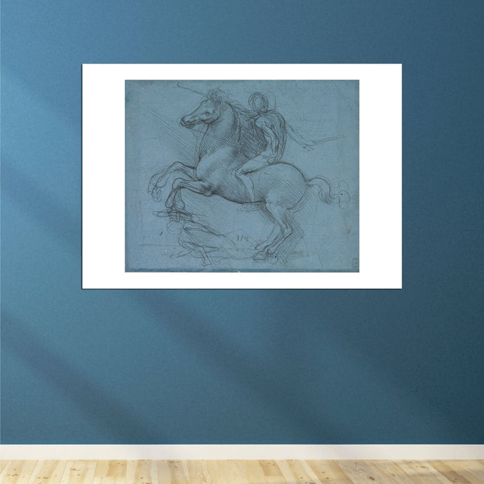 Leonardo Da Vinci - Study for an equestrian monument