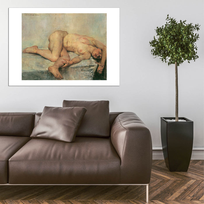 Lovis Corinth - Nude Woman Lying Down