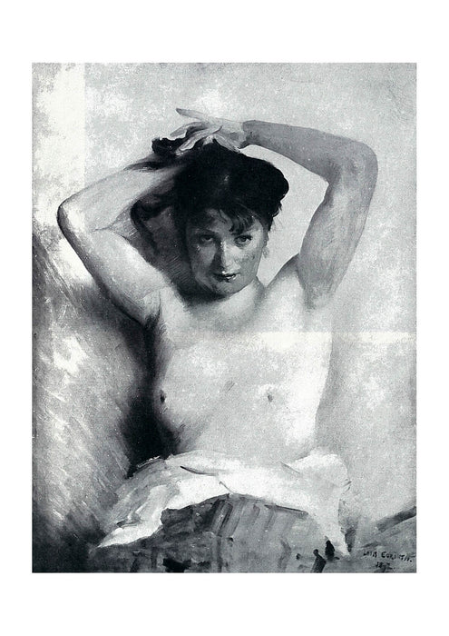 Lovis Corinth - Nude Woman Sitting