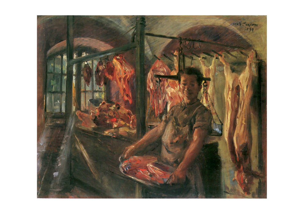 Lovis Corinth - Schlachterladen 1897